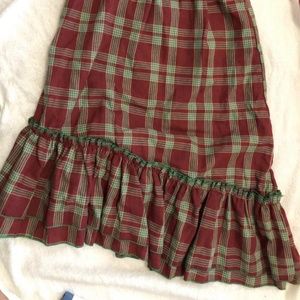 Scottish style midi skirt